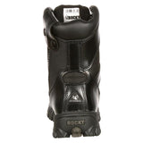 Rocky Mens AlphaForce Zipper Composite Toe Public Service Boots - Black
