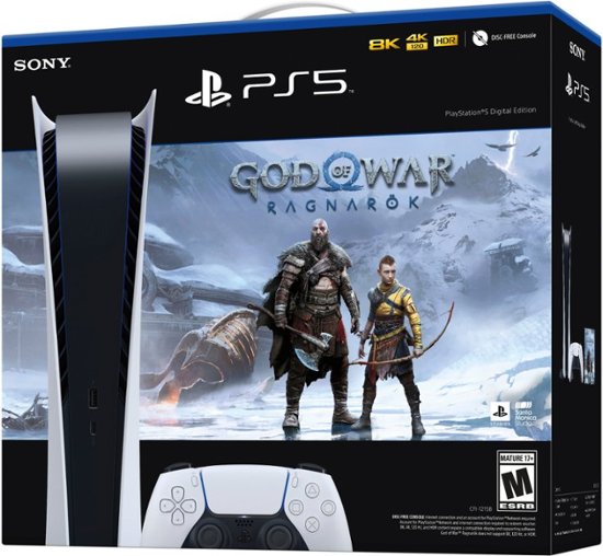 Sony PlayStation 5 Digital Console God of War Ragnarok Bundle