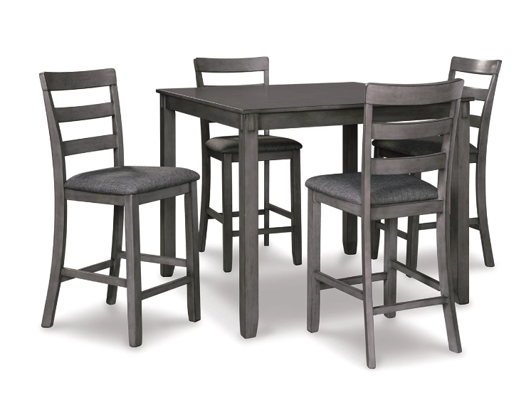 Bridson Counter Height Dining Table and Bar Stools (Set of 5)