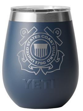 Coast Guard YETI Wine Tumbler - 10 oz.