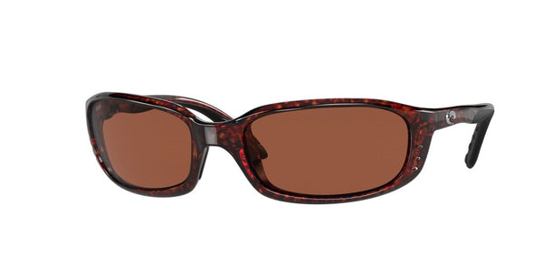 Costa Del Mar Mens Brine 10 Tortoise Frame - Copper 580 Plastic Lens - Non-Polarized Sunglasses