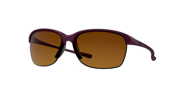 Oakley Womens Unstoppable Raspberry Spritzer Frame - Brown Gradient Lens - Polarized Sunglasses