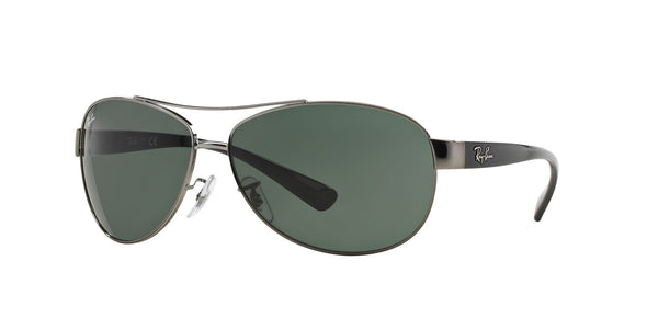 Ray-Ban RB3386 Polarized Sunglasses - Guntmetal Black/G-15 Green