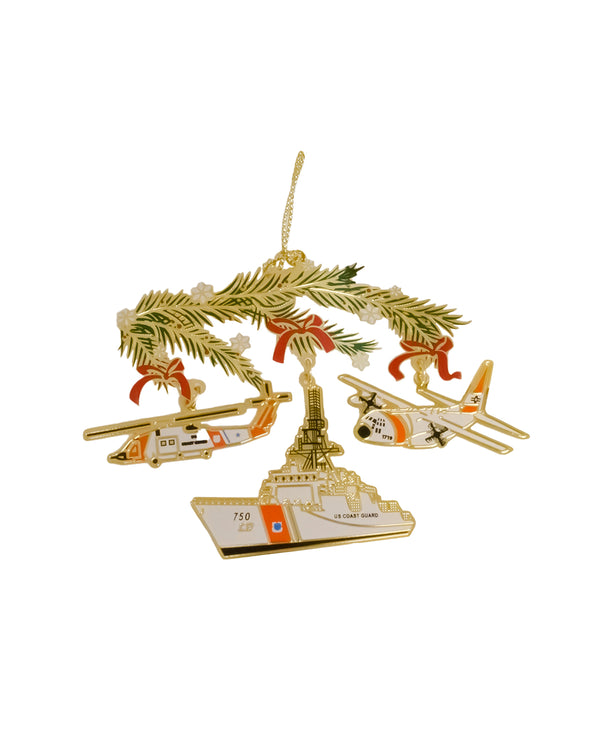 Coast Guard ChemArt Ornament - Holiday Security Icons