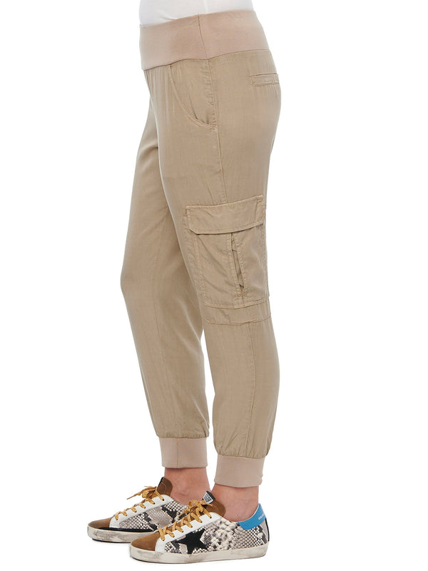 Democracy Womens Pull-on Patch Pocket Utility Jogger Pant