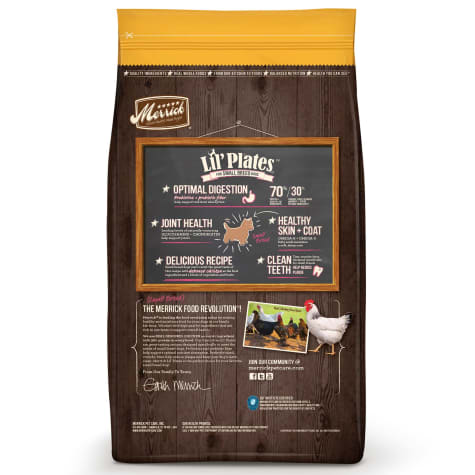 Merrick Lil' Plates Real Chicken and Sweet Potato Grain Free Dry Dog Food - 4 lbs.