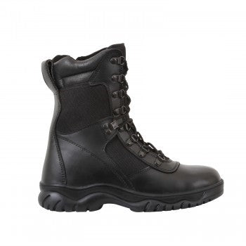 Rothco Mens 8" Forced Entry Tactical Boots With Side Zipper
