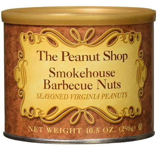 The Peanut Shop of Williamsburg Smokehouse Barbecue Peanuts - 10.5 oz.