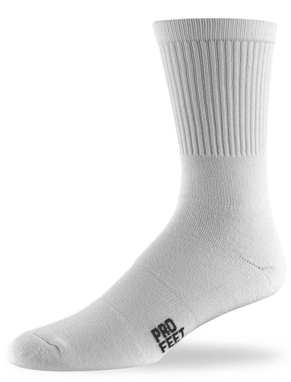 Pro Feet Mens Cotton Crew Sock - 10 Pack