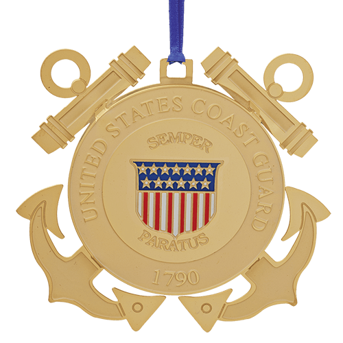 Coast Guard ChemArt Ornament - Semper Paratus 1790