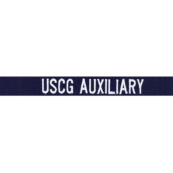 Vanguard CG Aux Name Tape USCG Auxiliary