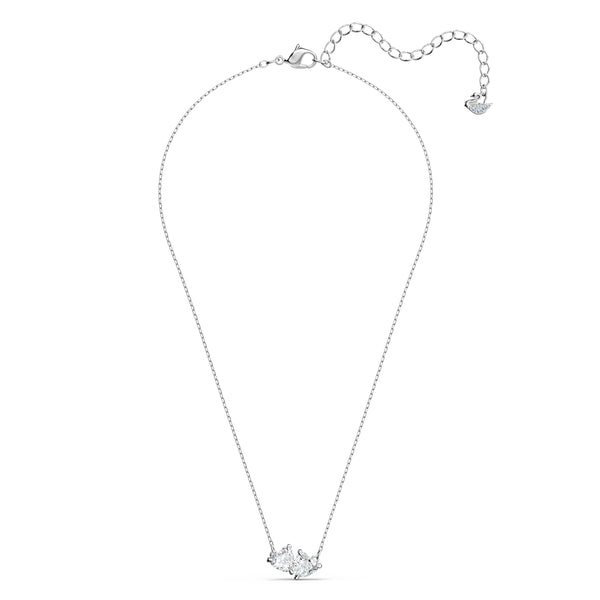 Swarovski Attract Soul Necklace - White, Rhodium Plated