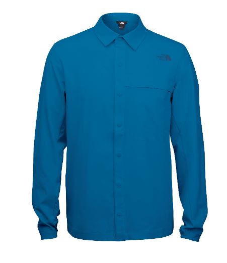 The North Face Mens First Trail Long Sleeve Button Down Shirt
