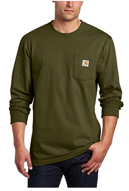 Carhartt Mens Workwear Pocket Long Sleeve T-Shirt