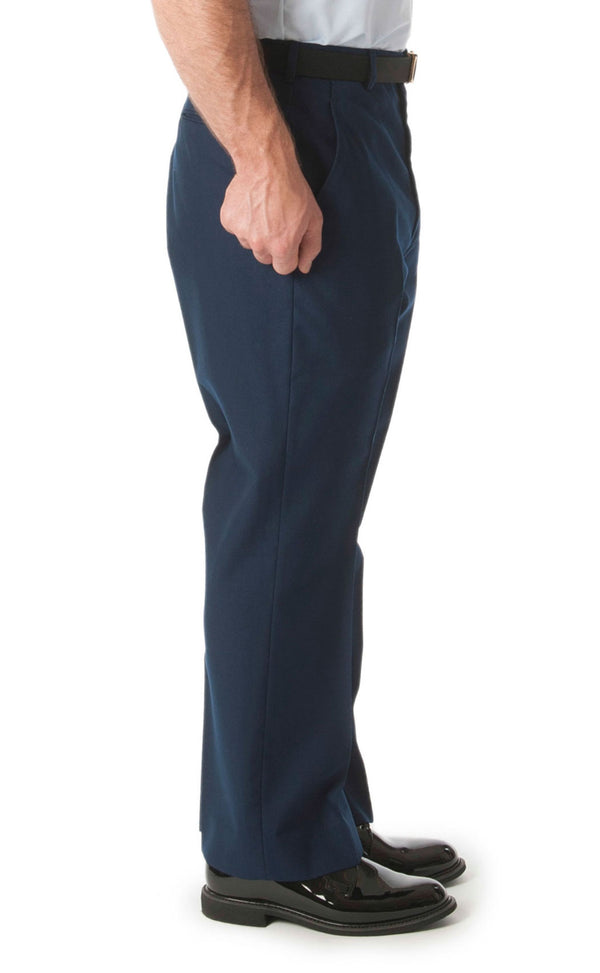 Male Wash and Wear Service Dress Blue Trousers
