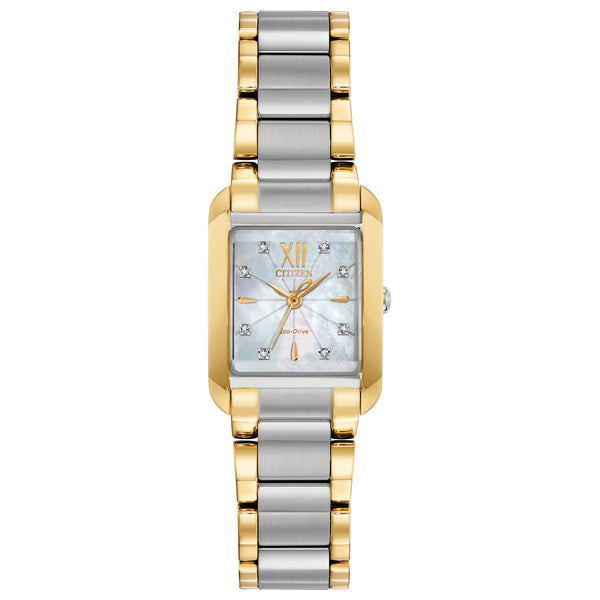 Citizen Womens Bianca Eco-Drive Watch - Gold-Tone Stainless Steel Bracelet