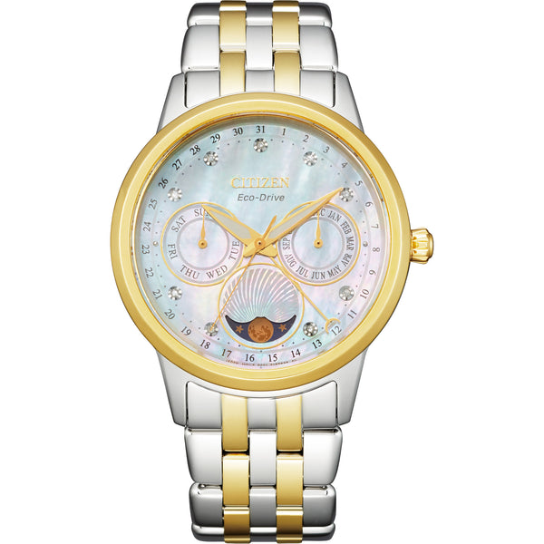 Citizen Womens Calendrier Eco-Drive Watch - Two-Tone Stainless Steel Bracelet