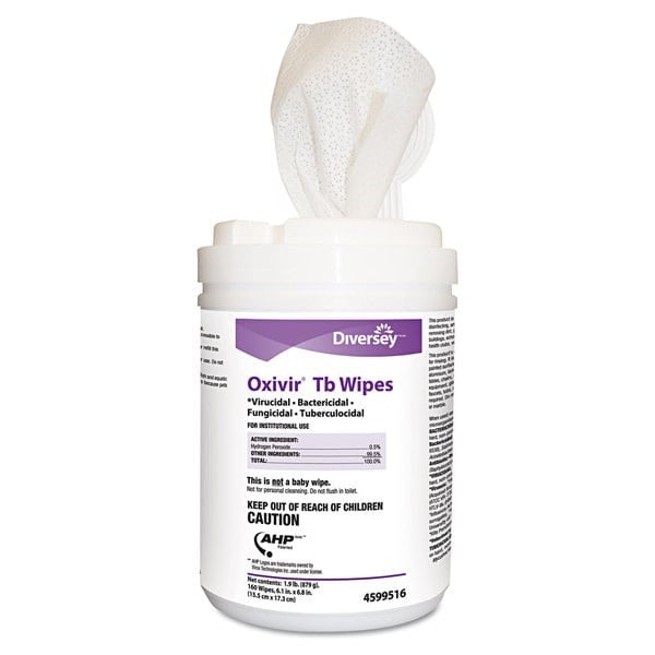 Diversey Oxivir Tb Disinfectant Wipes - 160 count