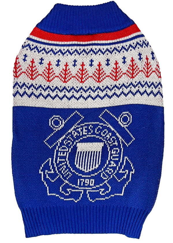 Coast Guard Ouray Sportswear Custom Pet Holiday Sweater