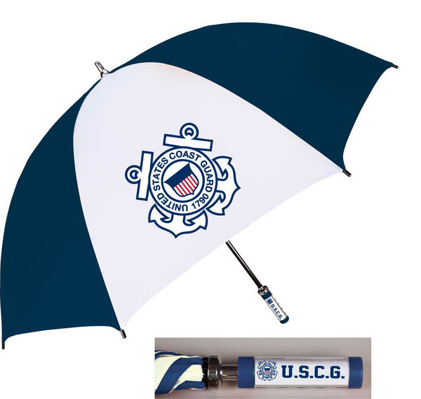 Coast Guard Umbrella Navy/White - Golf