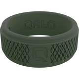 QALO Mens Crosshatch Q2X Silicone Ring - Size 10