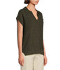 Tommy Bahama Womens Pebble Stitch Collared Sweater