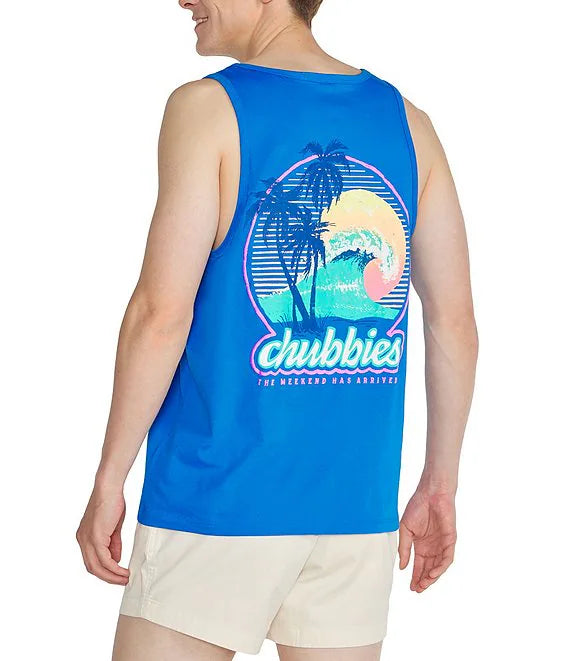 Chubbies Mens The Giant Wave Tank Top