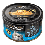 Fussie Cat Premium Black Label Tuna with Small Anchovies Formula in Gravy Recipe Wet Cat Food - 2.82 oz.