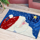 Jellybean Star Gazing Santa 20" X 30" Rug