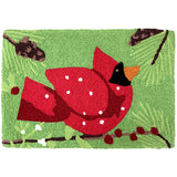 Jellybean Bright Cardinal In Pine Tree 20" X 30" Rug