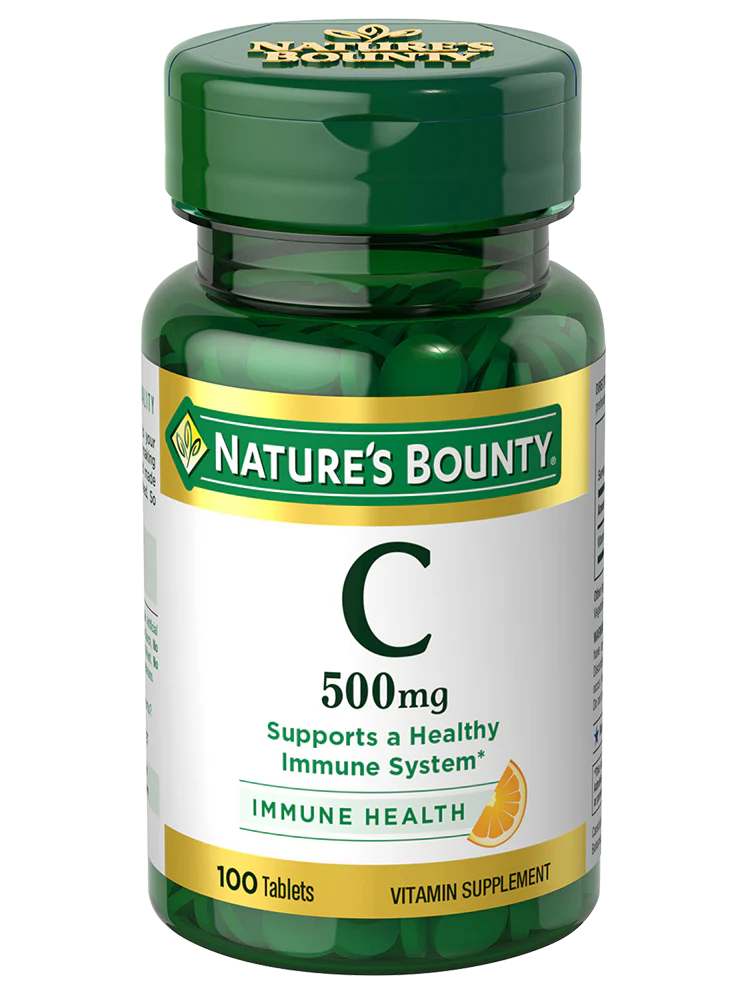 Nature's Bounty Vitamin C Tablets - 500mg - 100 Count