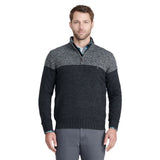 IZOD Mens Quarter Zip Fleece Sweater