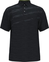 PGA Tour Mens Pro Series Asymmetric Short Sleeve Golf Polo Shirt