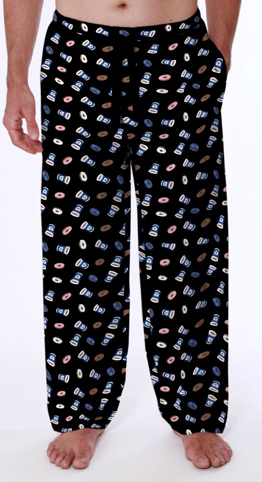IZOD Mens Varsity Lite Touch Holiday Fleece Sleep Pants