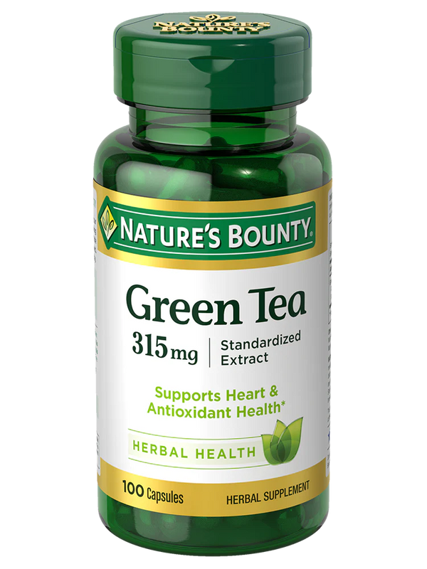 Nature's Bounty Green Tea Extract Capsules - 315mg - 100 Count