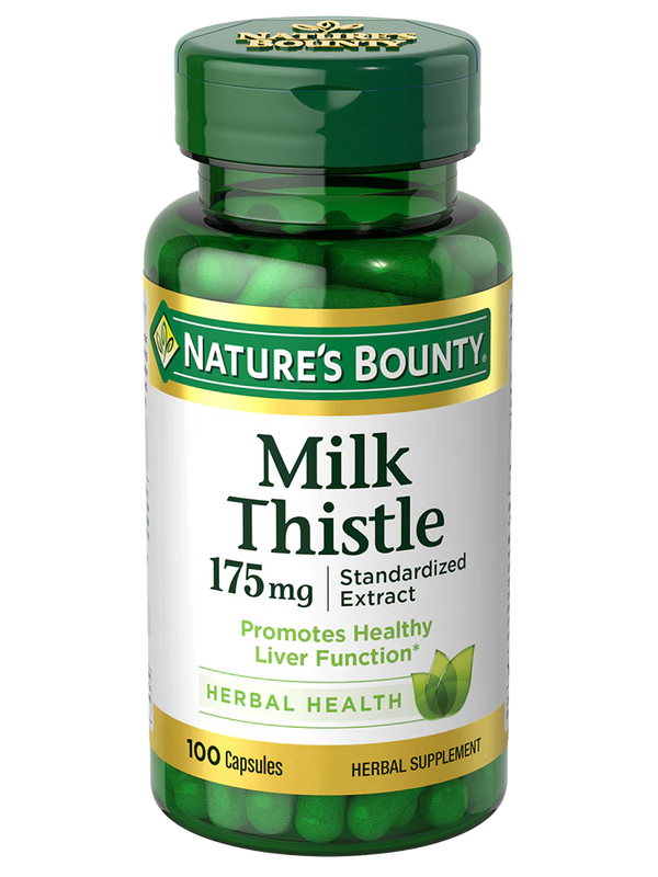 Nature's Bounty Milk Thistle Capsules - 175mg - 100 Count