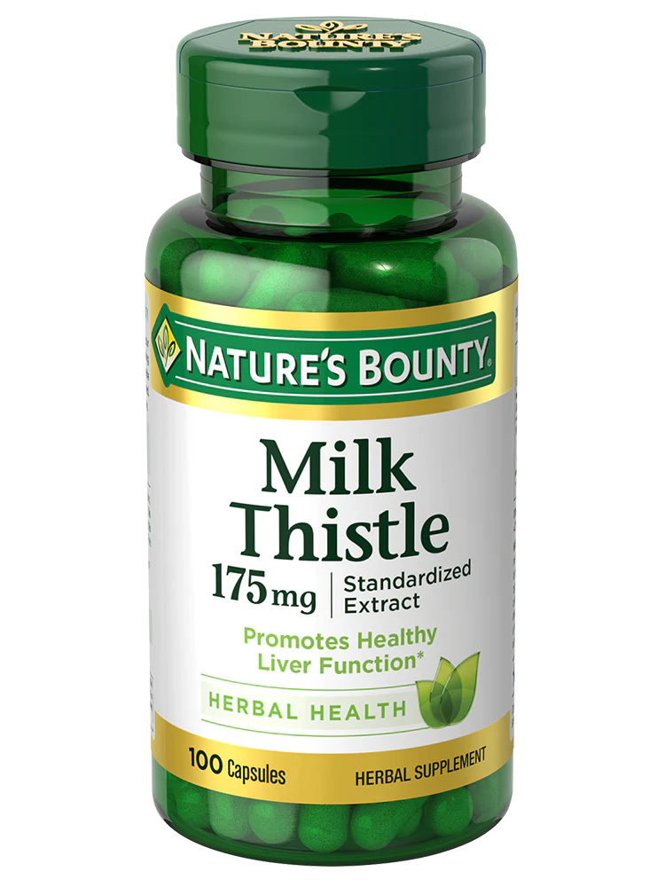 Nature's Bounty Milk Thistle Capsules - 175mg - 100 Count