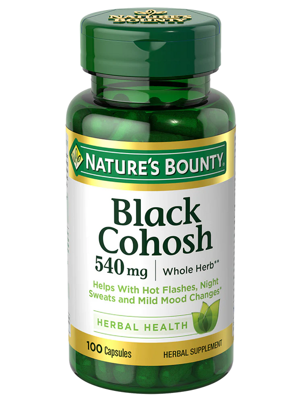 Nature's Bounty Black Cohosh Capsules - 540mg - 100 Count