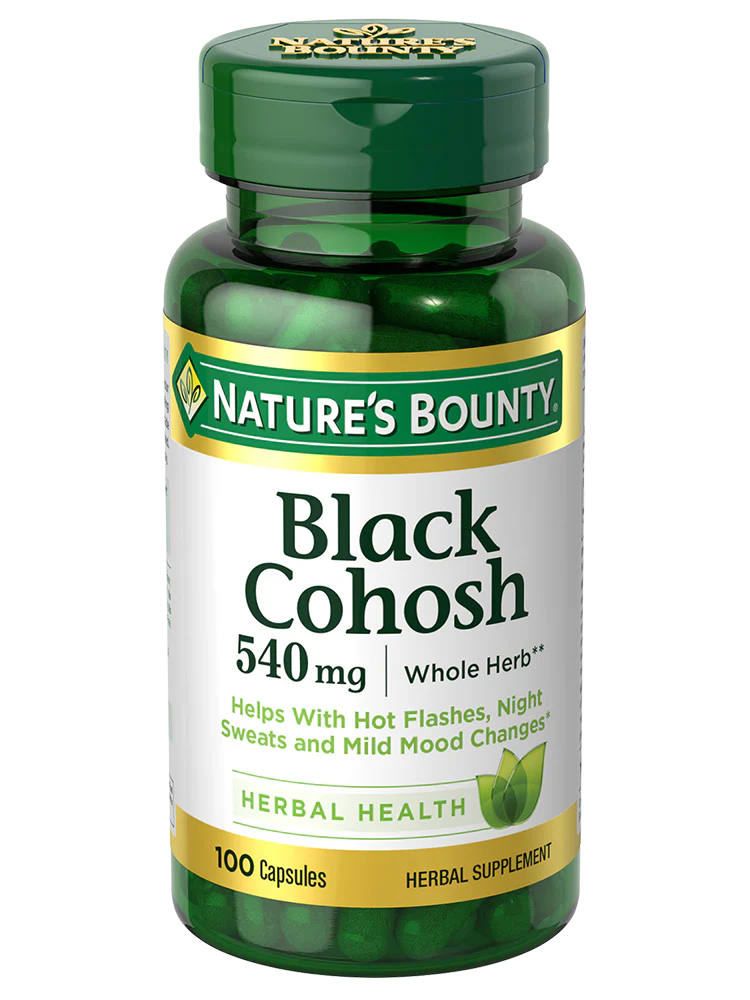 Nature's Bounty Black Cohosh Capsules - 540mg - 100 Count