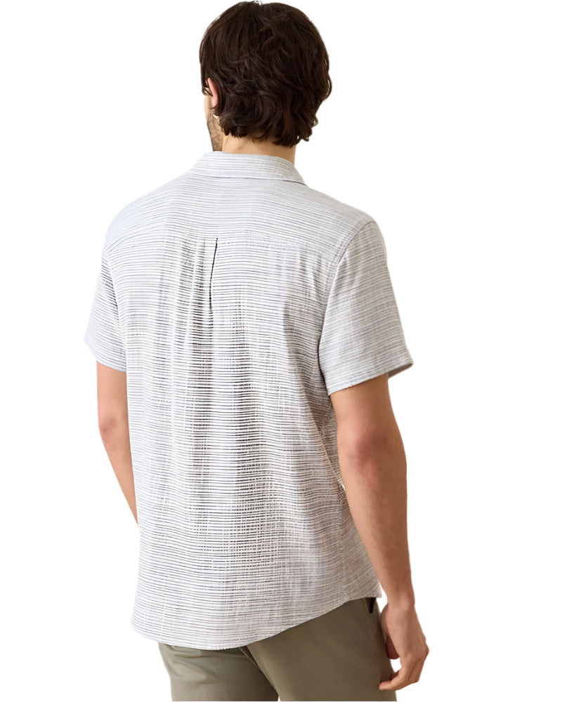 Marine Layer Mens Selvage Classic Stretch Short Sleeve Button Down Shirt