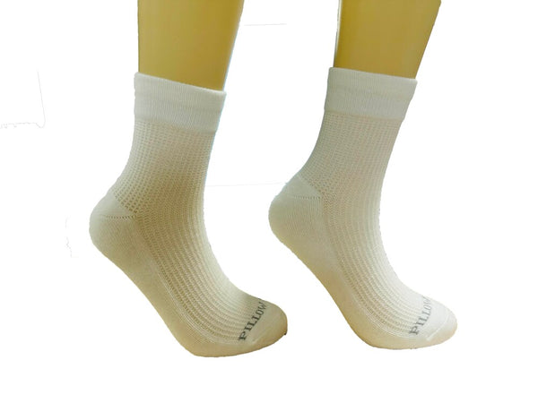 Legale Womens Bamboo Waffle Pillow Sole Socks