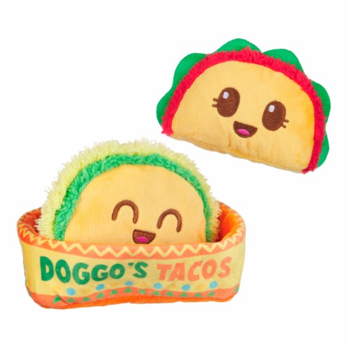 BARK Doggo's Taco Plush Dog Toy