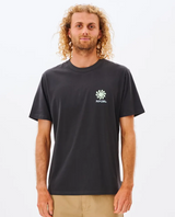 Rip Curl Mens Saltwater Psych Stack Short Sleeve T-Shirt