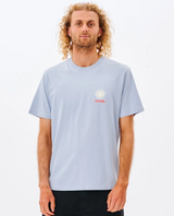 Rip Curl Mens Saltwater Psych Stack Short Sleeve T-Shirt