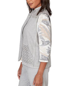 Ruby Rd. Womens Quilted Snap Front Vest