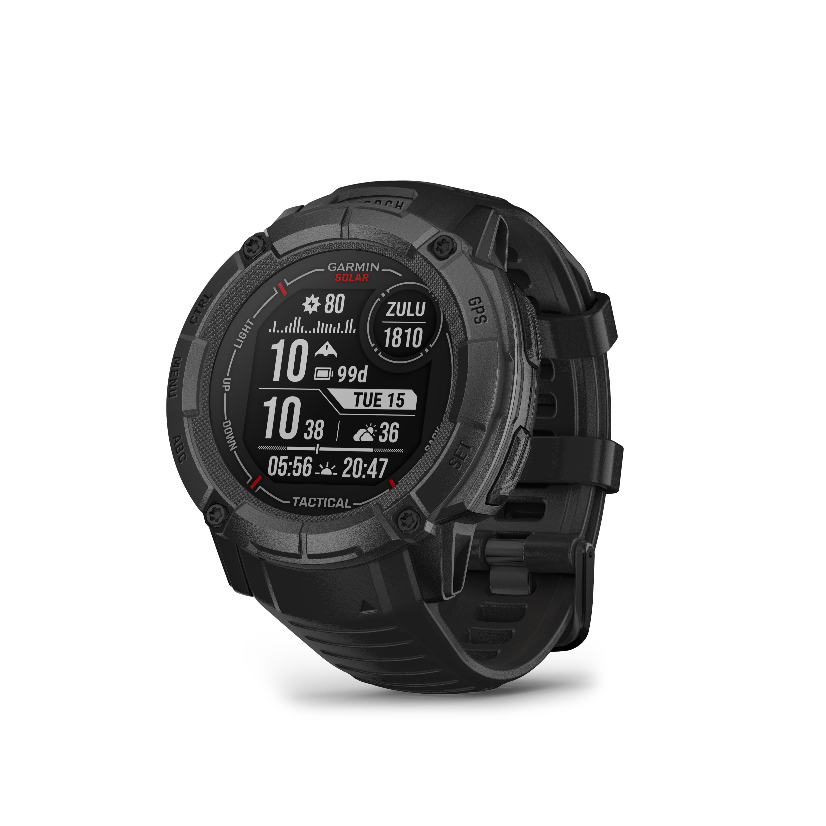 Garmin Instinct 2X Solar Smartwatch - Tactical Edition