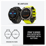 Garmin fēnix 8 Solar Sapphire GPS Smartwatch