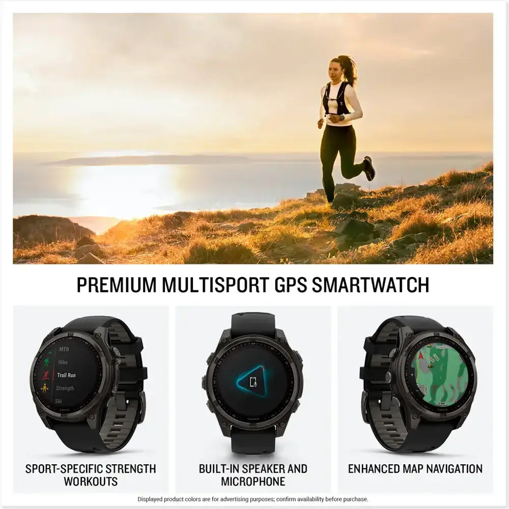 Garmin fēnix 8 Solar Sapphire GPS Smartwatch