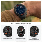 Garmin Instinct 3 GPS Smartwatch - 45 MM Solar Black with Black Band