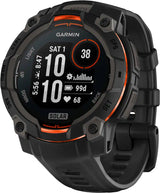 Garmin Instinct 3 GPS Smartwatch - 45 MM Solar Black with Black Band